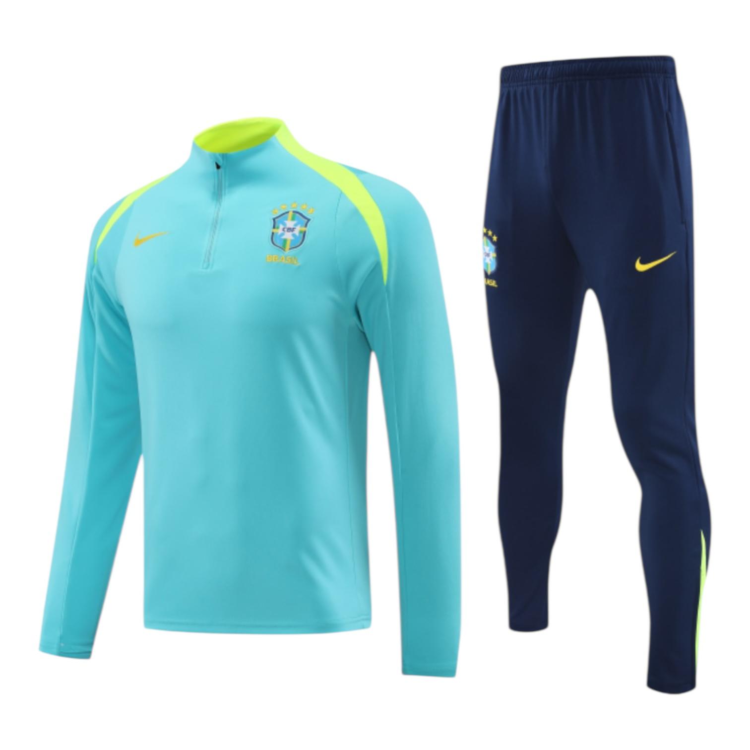 WhatsApp Image 2025-09-23 at 03.48.13_55e77bf2 24/25 Brazil Tracksuit Light Green - immagine 1