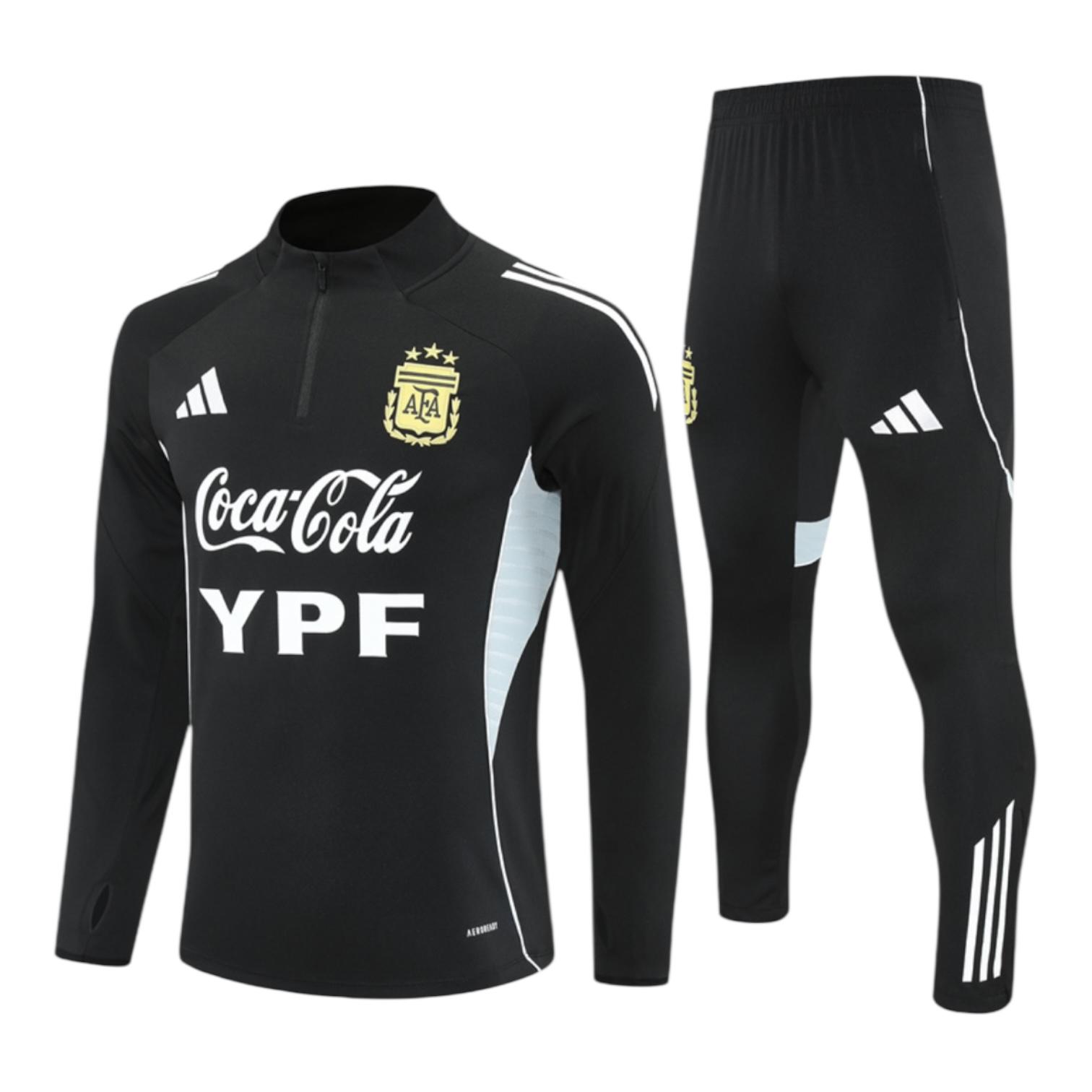 WhatsApp Image 2025-09-23 at 03.48.14_eb1602f0 25/26 Argentina Tracksuit Black - immagine 1