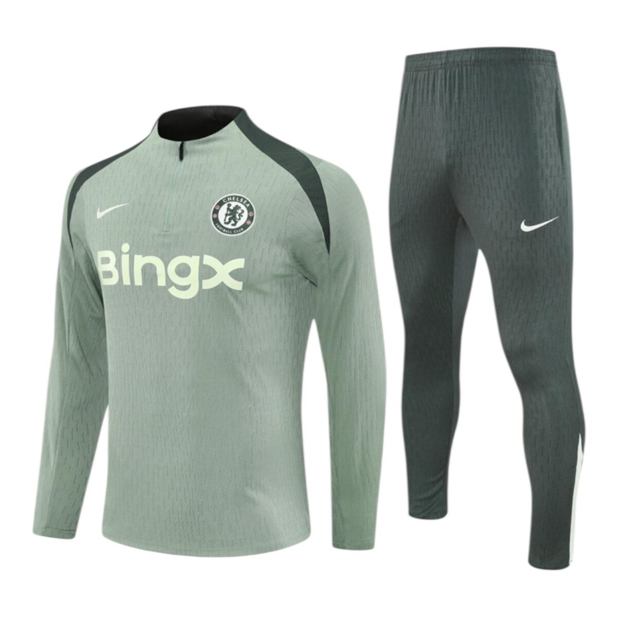 25/26 Chelsea Tracksuit Green - immagine 1