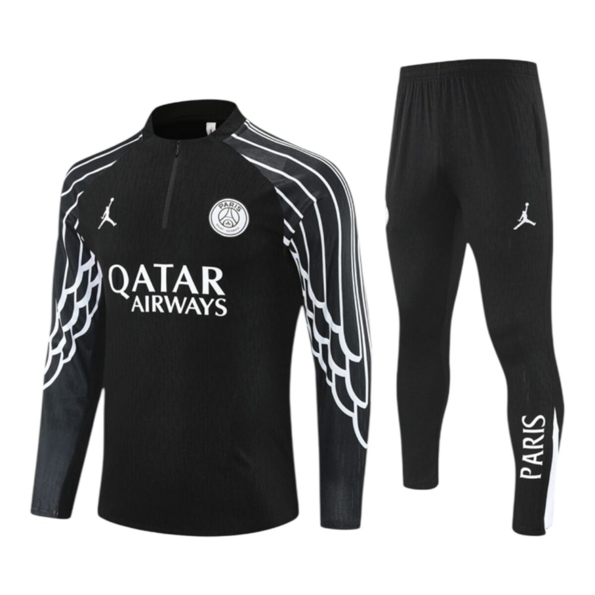 25/26 PSG Tracksuit Black - immagine 1