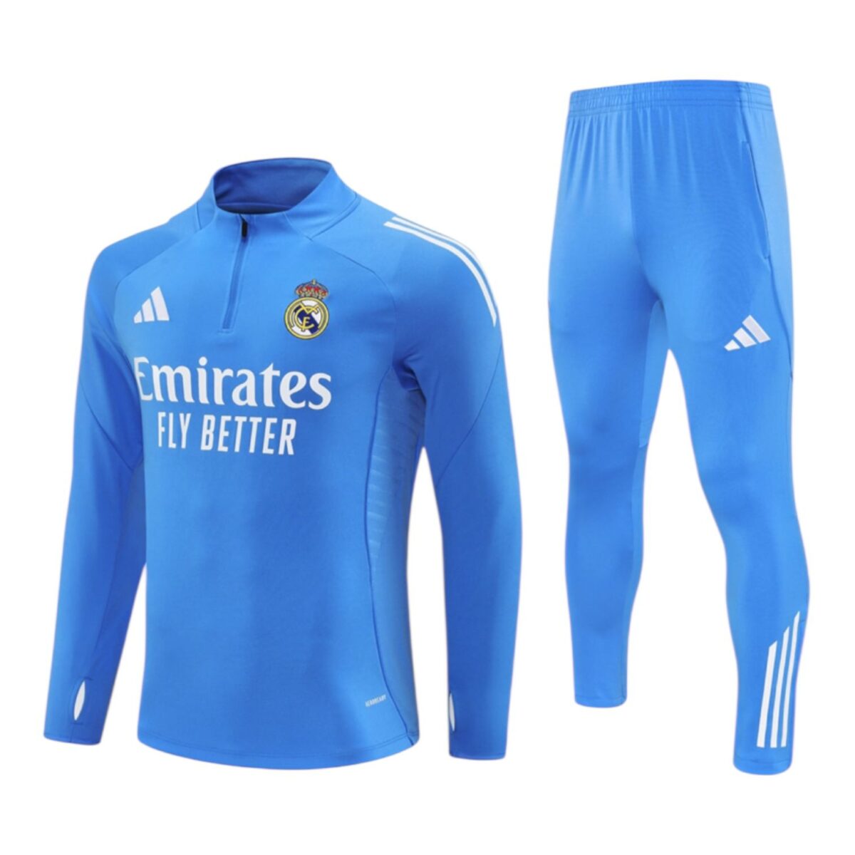 25/26 Real Madrid Tracksuit Light Blue - immagine 1