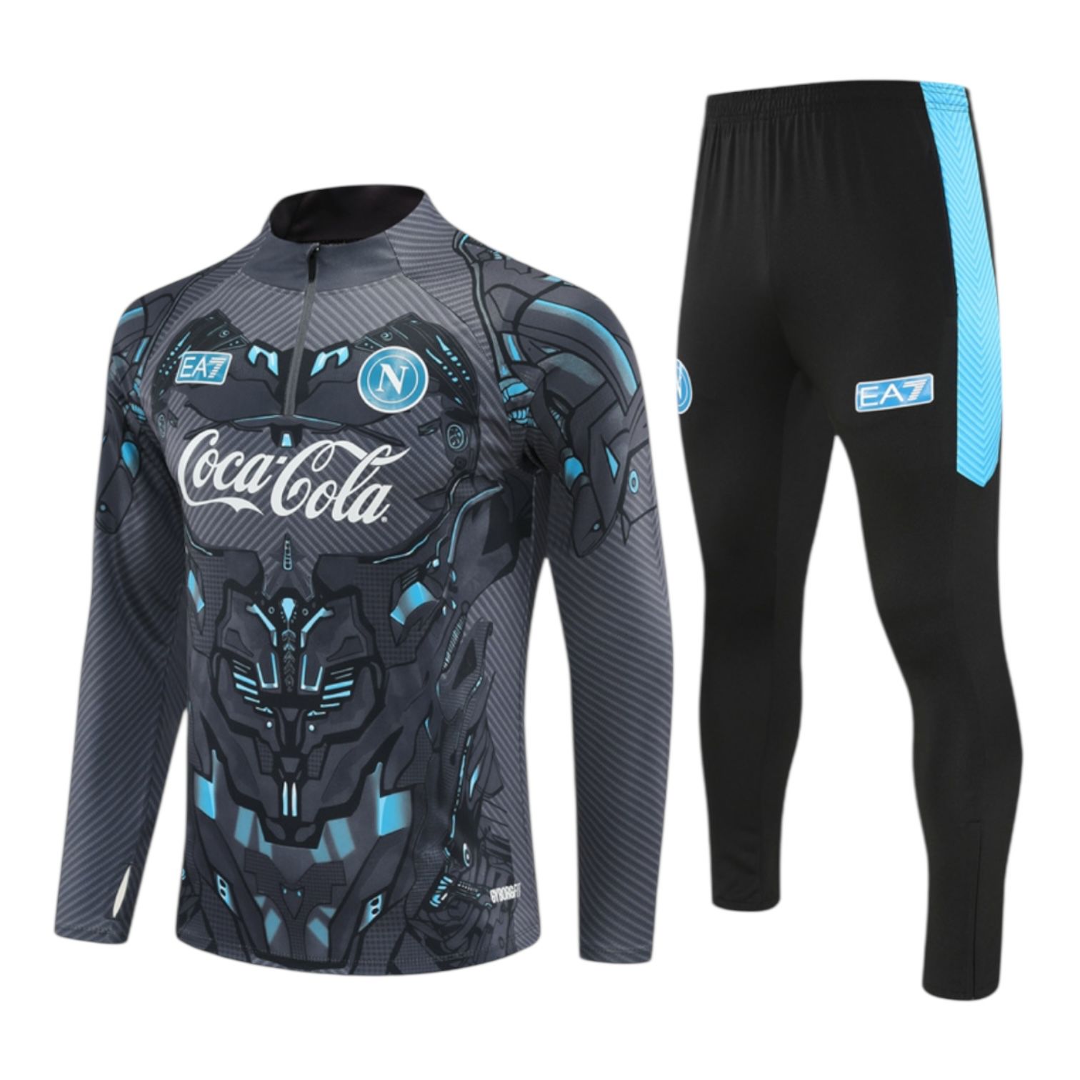 WhatsApp Image 2025-09-23 at 03.48.26_bf43e037 25/26 Napoli x EA7 Tracksuit Grey - immagine 1