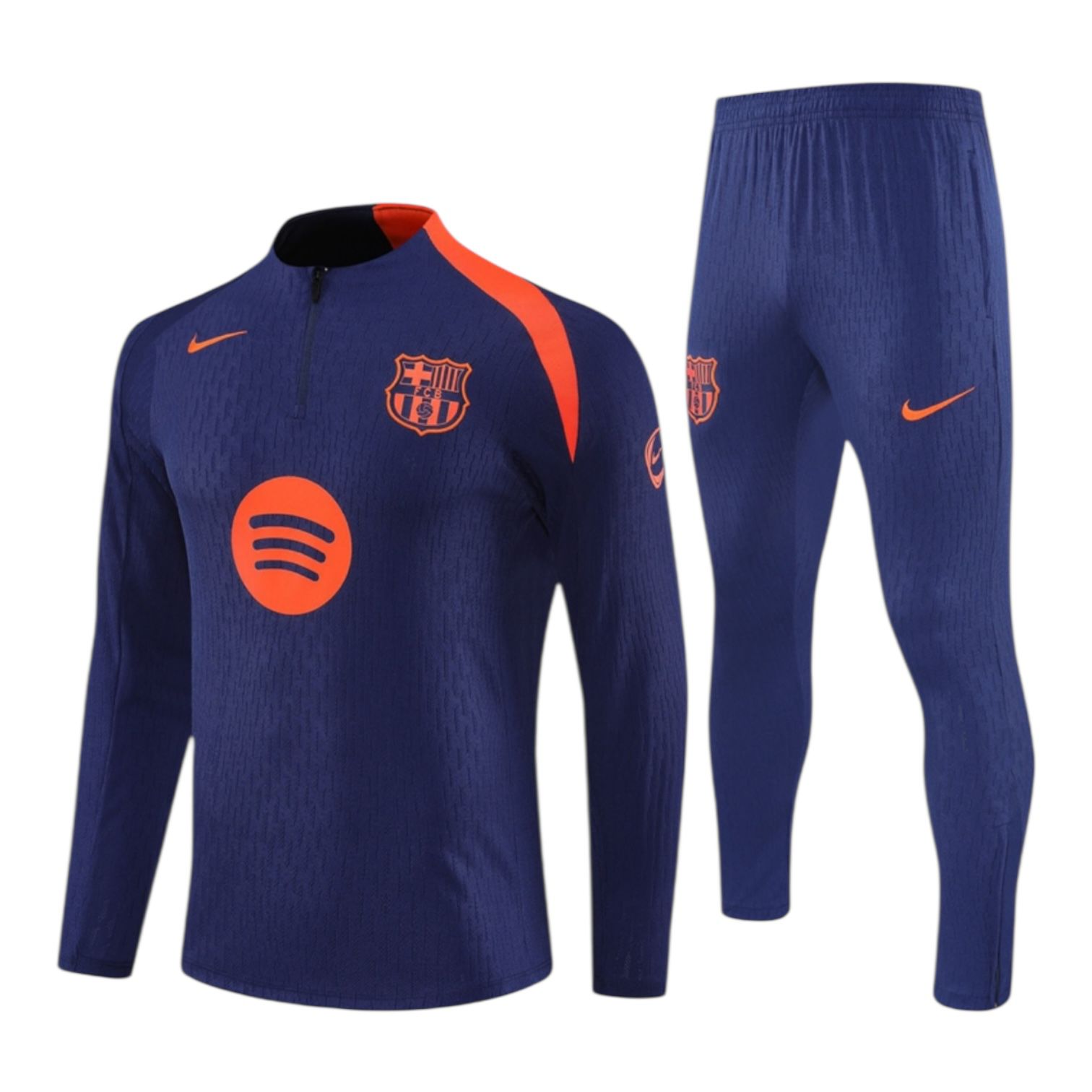 WhatsApp Image 2025-09-23 at 03.48.28_893aae36 25/26 Barcellona Tracksuit Purple/Orange - immagine 1